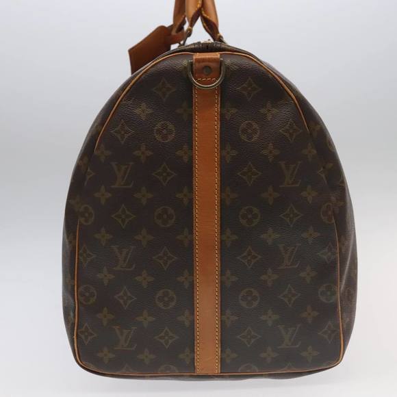 LOUIS VUITTON Monogram Keepall Bandouliere 60 Boston Bag M41412 LV Auth 102497 - Picture 3 of 16